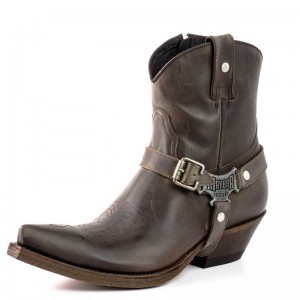 Mens cowboy outlet boots with buckles